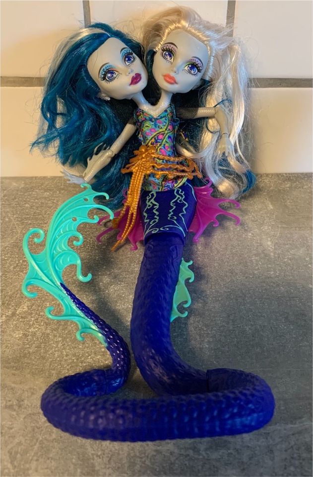 Monster High Puppe Pearl + Peri zu verkaufen in Delbrück