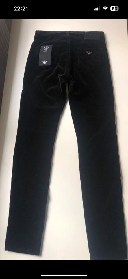 Hose samt Emporio Armani, Gr 25W skinny fit in Düsseldorf