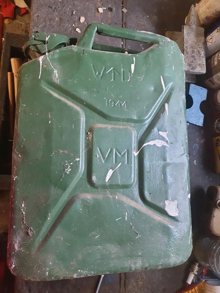 Benzinkanister 20 Liter  Britische Armee Wehrmacht 1944 in Schkeuditz