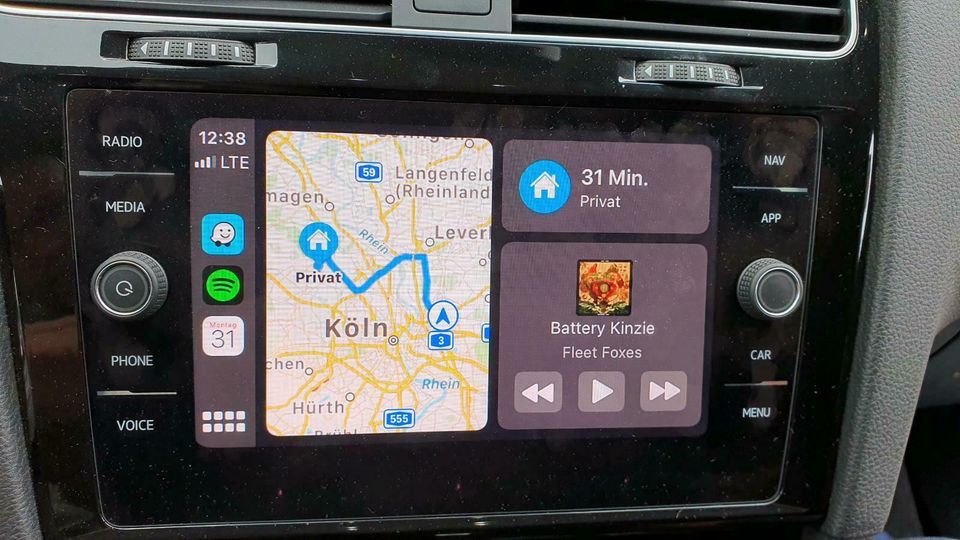 App-Connect Sprachbedienung Sport Monitor VW Golf 7 Passat B8 .. in Köln