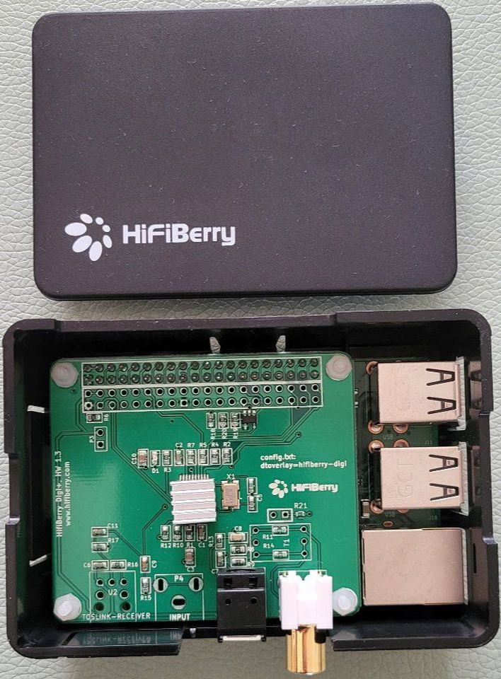 Raspberry Pi 3 Modell B+ inkl. HiFi Berry Kühlkörper und Gehäuse in Eilenburg