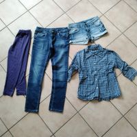 Jeans,Shorts, Leggins und Bluse  Größe 152  Mädchen Niedersachsen - Lauenbrück Vorschau