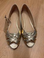 Anna Field Peeptoe Ballerina in Gold NEU mit Etikett Berlin - Tempelhof Vorschau