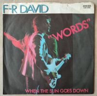 7" Single F-R David Words Schallplatte Vinyl When the sun goes do Nordrhein-Westfalen - Recklinghausen Vorschau