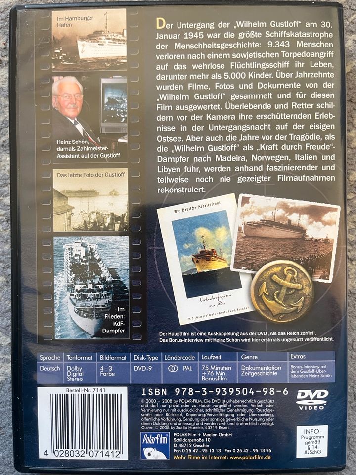 DVD Triumph und Tragödie der Wilhelm Gustloff in Senftenberg