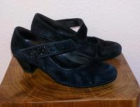 GABOR Spangenpumps Gr. 4,5/37 Pumps Leder schwarz Velours NP 125€ Sachsen - Plauen Vorschau