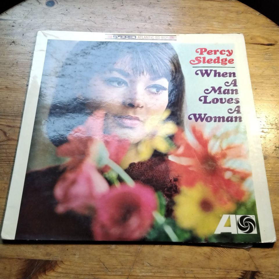 Percy Sledge When a man loves a woman LP 1.US Press Atlantic 1966 in Kiel