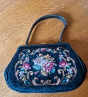 Handtasche Gobelinstickerei Blumenmotiv Bayern - Lindenberg im Allgäu Vorschau