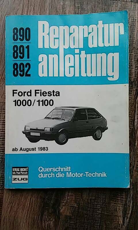 Reparaturanleitung/Werkstattbuch Fiesta 1000/1100 in Altenstadt Iller