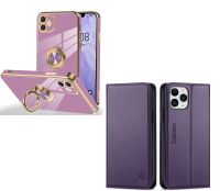 2x iPhone 11 Case violett lila 1x Leder 1x Kunststoff Berlin - Mitte Vorschau