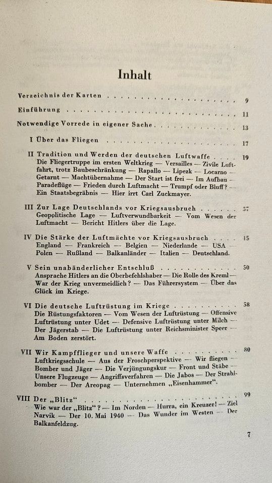 Werner Baumbach ZU SPÄT Luftwaffe Weltkrieg Dokumentation Flieger in Wiesbaden