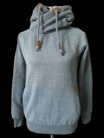 Blau/grauer Hoodie / Kapuzenpullover von Sublevel, Gr. S Brandenburg - Panketal Vorschau