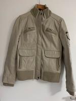 Mango Lederjacke beige L Hessen - Hochheim am Main Vorschau
