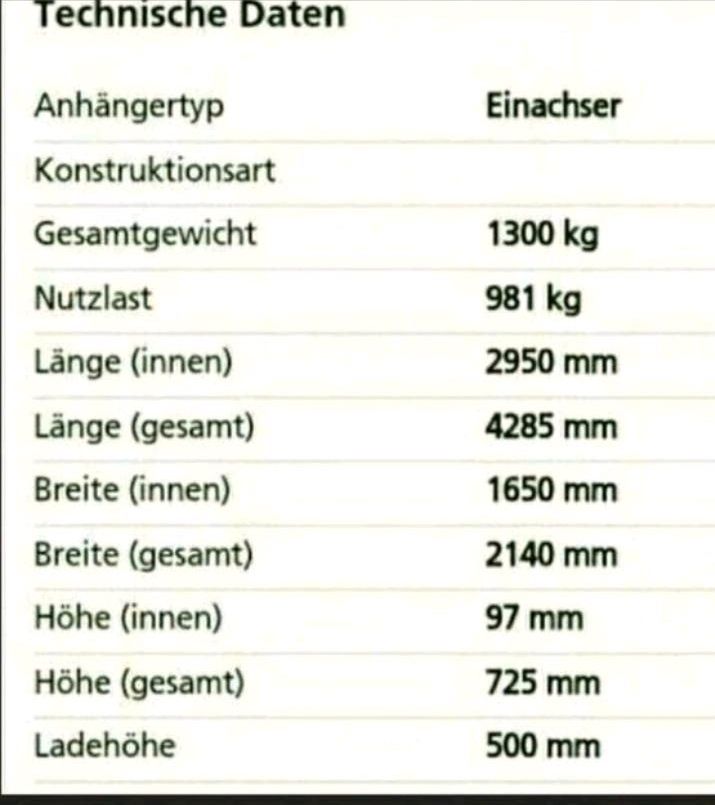 Motorradanhänger Anhänger Miete mieten 1300kg Oldtimer in Dresden