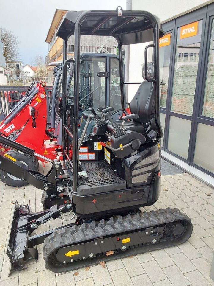 LOVOL Mini Bagger FR18E2u BLACK EDITION YANMAR MOTOR in Landsberg (Lech)