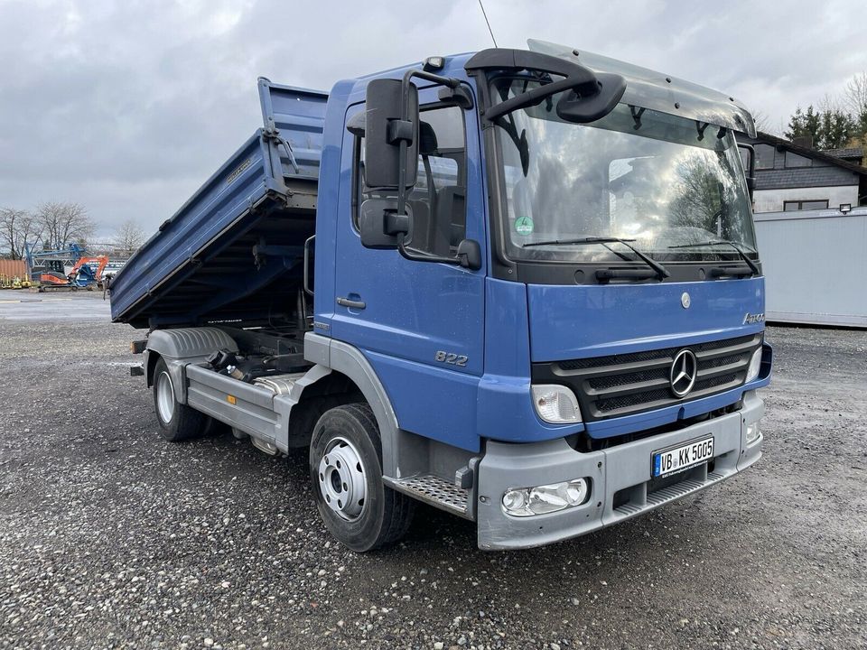 Mercedes-Benz Atego 822 Dreiseitenkipper Kipper 7.5t Mieten K&K in Mücke