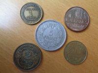 Frankreich Münzenset 1+2+5+10 Francs + 20 Centimes Niedersachsen - Celle Vorschau