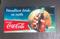 Blechschild Coca Cola "Friendliest drink on earth" Baden-Württemberg - Straßberg Vorschau