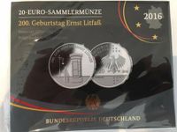 20 Euro BRD 2016 Silbermünze Ernst Litfaß PP Baden-Württemberg - Reichartshausen Vorschau