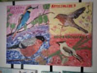 Gemälde / Bild auf Leinwand, Vögel Vierjahreszeiten , Kunst, Art Rheinland-Pfalz - Mainz Vorschau