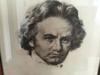 Beethoven  um 1900 mit Rahmen Alt Hamburg-Mitte - Hamburg Billstedt   Vorschau
