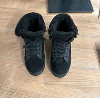 Damenboots, schwarz Gr. 37, Velurleder Sachsen - Lugau Vorschau