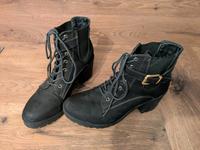 Damen Stiefeletten schwarz Größe 39 Bayern - Mallersdorf-Pfaffenberg Vorschau