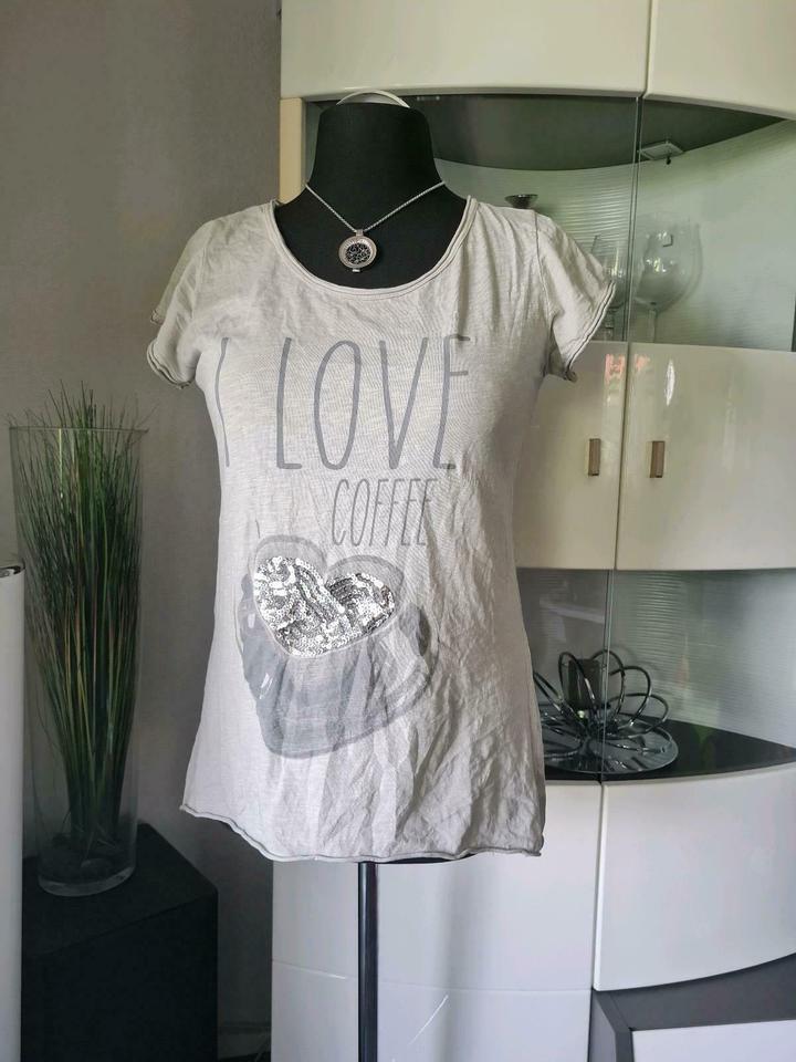 Made in Italy T-Shirt Shirt Blusenshirt Oberteil Tunika 40 42 in Eberstadt