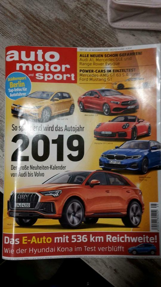 Auto Motor Sport  Zeitschrift Zeitung Sammeln VW BMW Audi Tesla in Delmenhorst