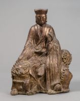 Antik Bronze Buddha Mönch Fo-Löwe Korea China Vietnam 15.Jh. Gold Rheinland-Pfalz - Worms Vorschau