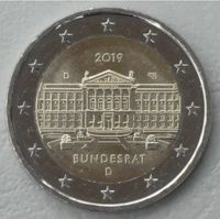 2 Euro Gedenkmünze Deutschland D 2019 70 Jahre Bundesrat Niedersachsen - Salzgitter Vorschau