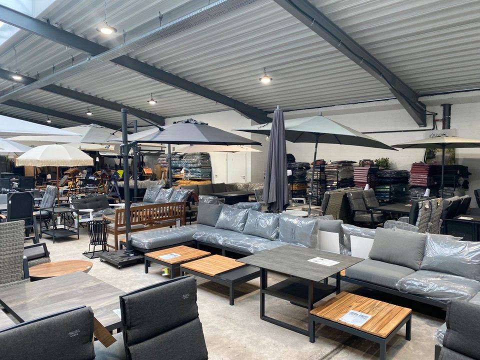 Gartenmöbel ⭐Outlet Dülmen Lounge Marken Sessel Schirme Pavillon in Coesfeld