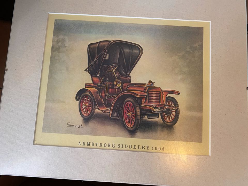 Set Antik Oldtimer Retro Bild Kunstdruck in Kassel