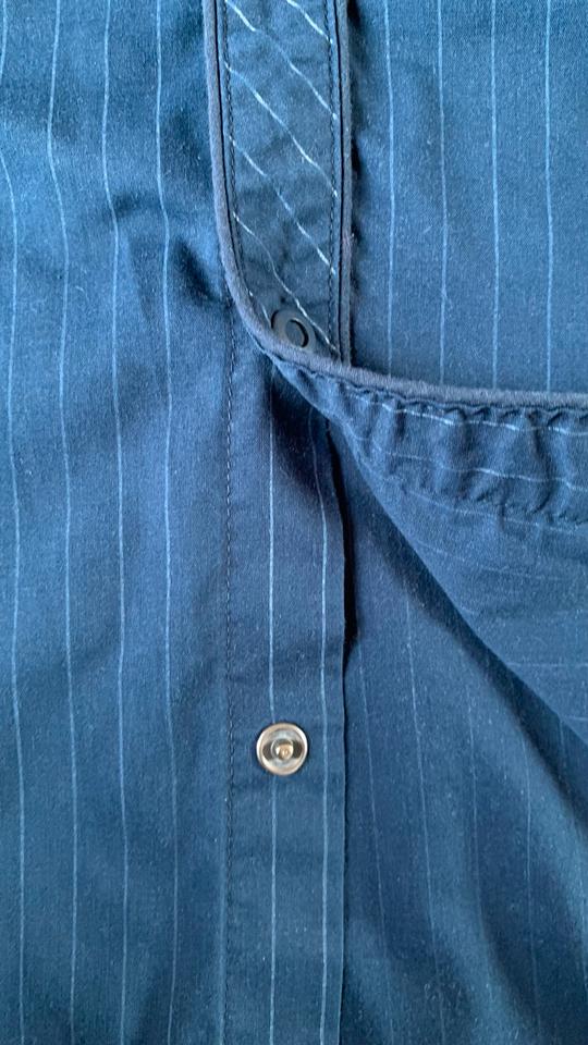 Herren Hemd von Smog, Größe S, Slim Fit, Freizeit, langarm, blau in Dortmund
