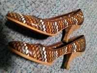 5-Pastell-farbige Leder Damenschuhe/Pumps, 40 Bayern - Stein Vorschau