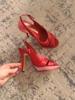 Absatzschuhe Pepptoes rot von Buffalo Gr 37 West - Zeilsheim Vorschau