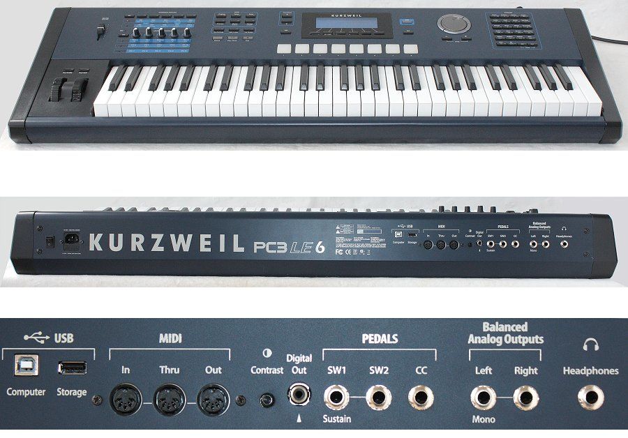 KURZWEIL PC3 Le6 Synthesizer Workstation pro_61 Keys_GEWÄHR*_PC4+ in Frammersbach