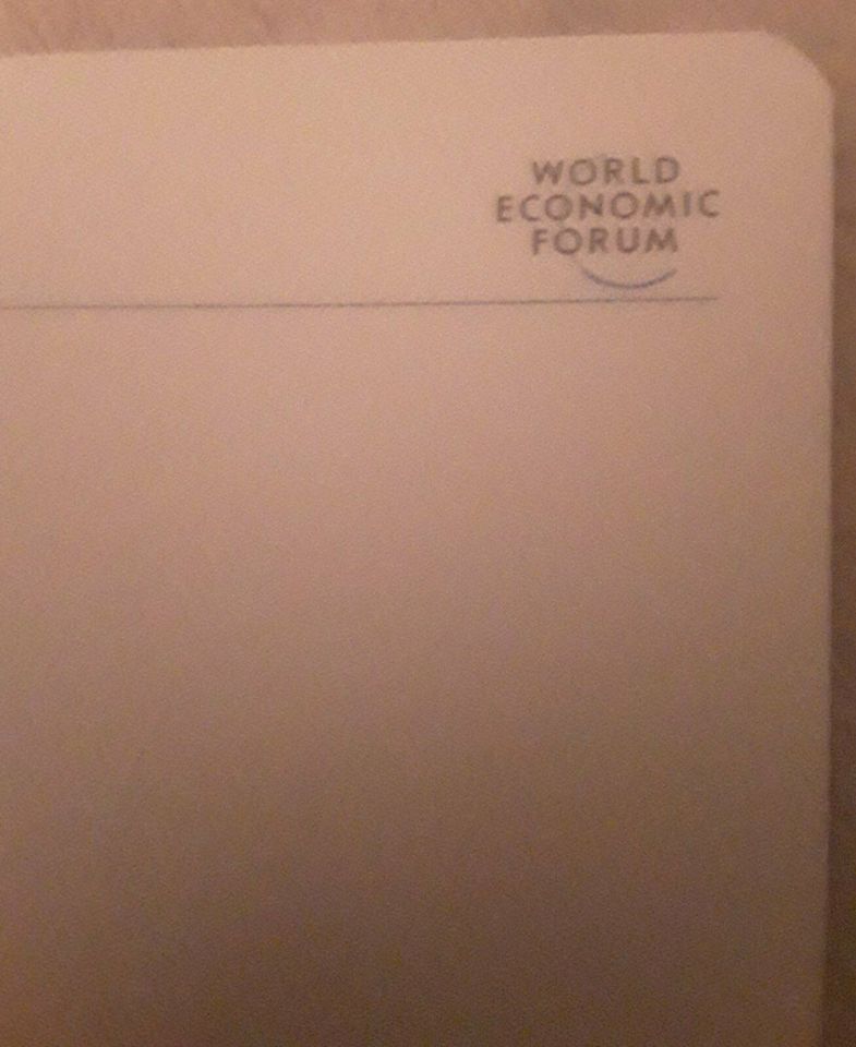 Originalverpacktes Notizbuch WORLD ECONOMIC FORUM, neu, A5 in München
