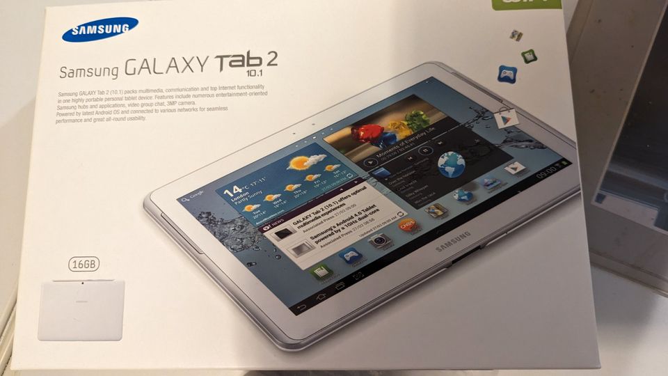 Samsung Galaxy Tab 2  P5110 Tablet 25,7 cm 1 GB 16 GB Speicher in Pullach im Isartal