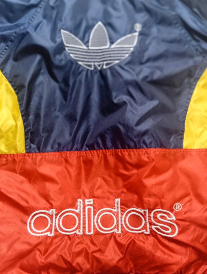 Vintage, seltene Adidas Sportjacke original 80er, 1.Hand in Weissach