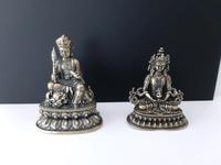 2 tibetische Figuren,  Boddhisatva Manjushri und Amitayus  Buddha Hessen - Bad König Vorschau