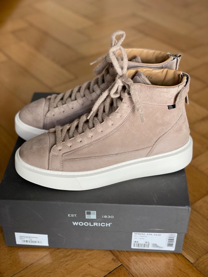 Woolrich Sneaker in beige - wie neu! Gr. 40 in München