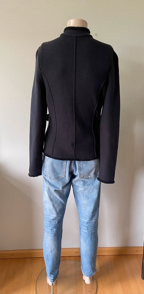 Bogner edle Strickjacke/Strickblazer Gr. 36 dunkelblau in Dudeldorf - Ordorf