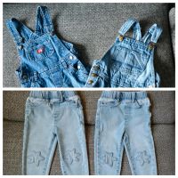 Jeanshosen Latzhosen Jeans Denim 92 104 Zwillinge Bayern - Erlangen Vorschau