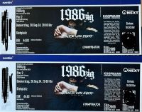 2 Konzert von 1986zig zu verkaufen Niedersachsen - Wilhelmshaven Vorschau