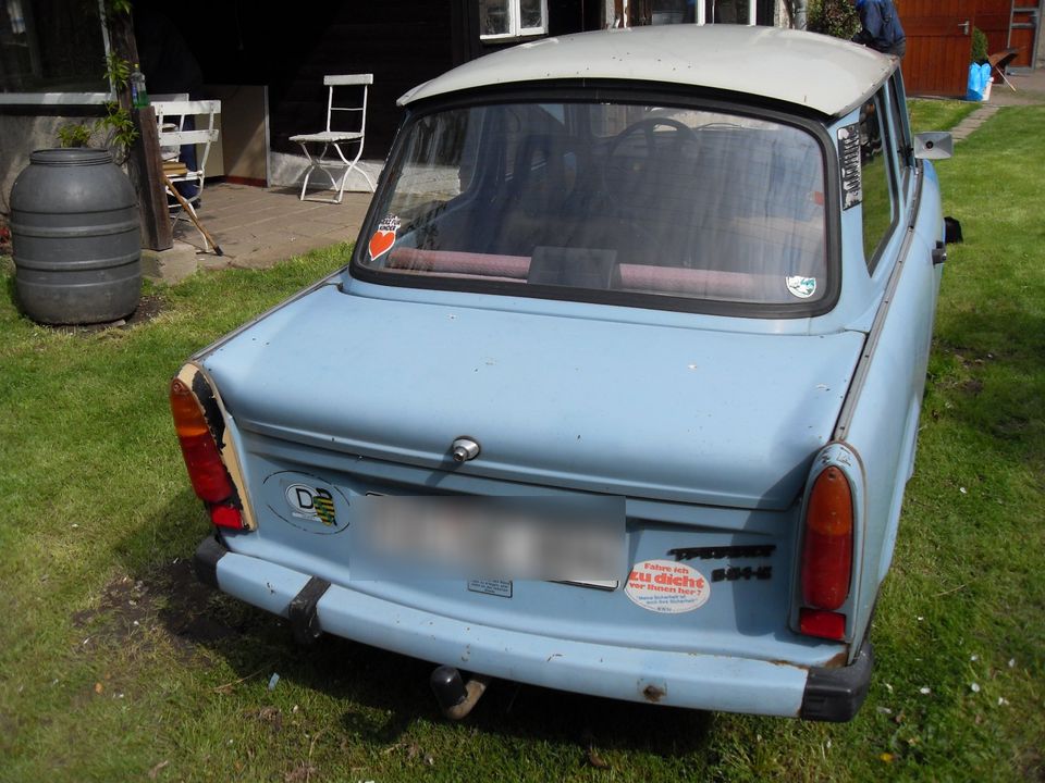 Trabant 601, Trabi, Limousine, blau, 1988, DDR Kult, Retro in Stauchitz