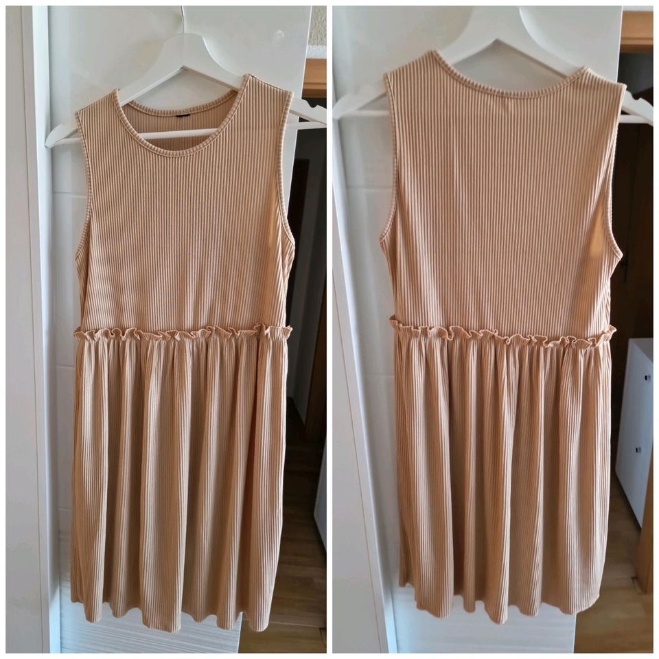 Damen Kleid, Gr. M/L, 38/40, beige in Queis