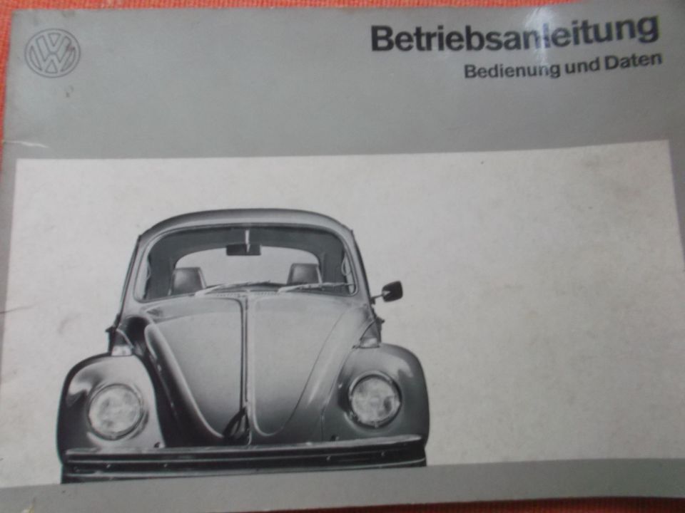 +++ VW 1300 VW 1200 +++ BETRIEBSANLEITUNG von 1972 in Koblenz