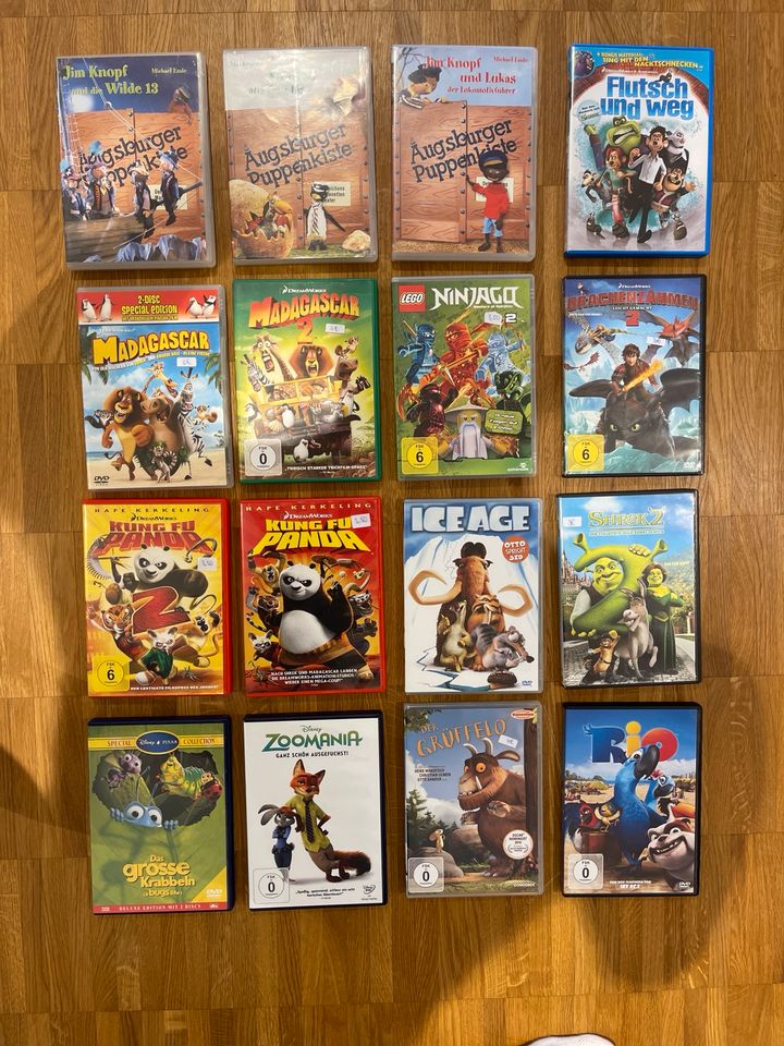 Viele verschiedene DVD‘s für Kinder! in Glattbach Unterfr.