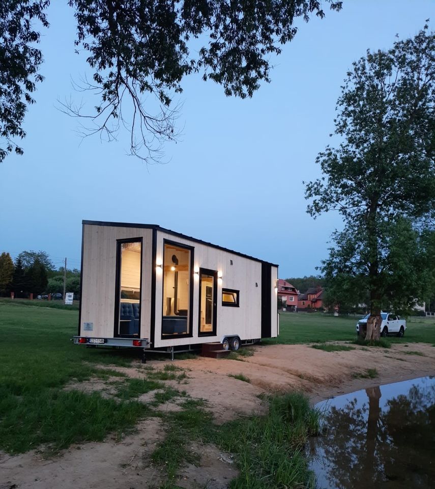 Starkes Tiny-House mit Panoramablick in Jacobsdorf 